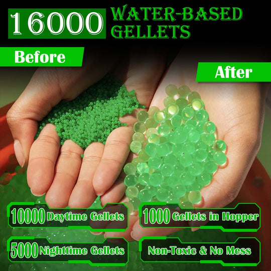 Gel Blaster Surge XL Day & Night Edition with 15,000 Gellets