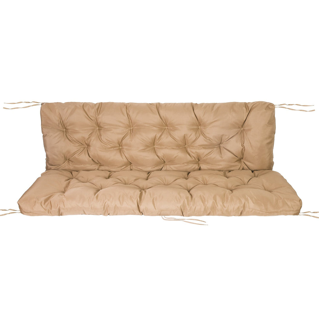 Swing Cushion 2-3 Seater Waterproof with Backrest 59x43.3in