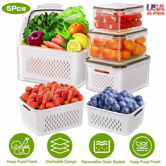 GBruno Fruit Vegetable Containers