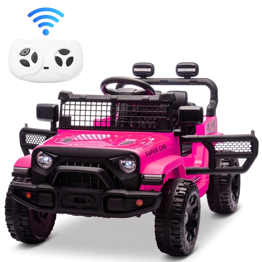 24V Kids Ride On Car with Remote Control & 4WD