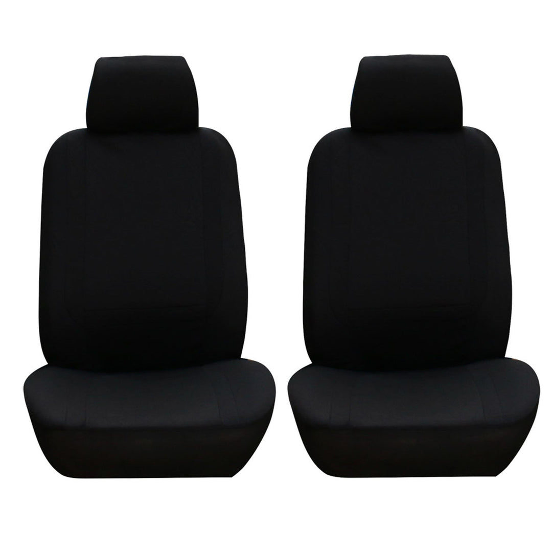 9Pcs Full Set Car Seat Covers For Auto Truck SUV Universal Front Rear Car Seats Headrest Protectors Split Bench Compatible