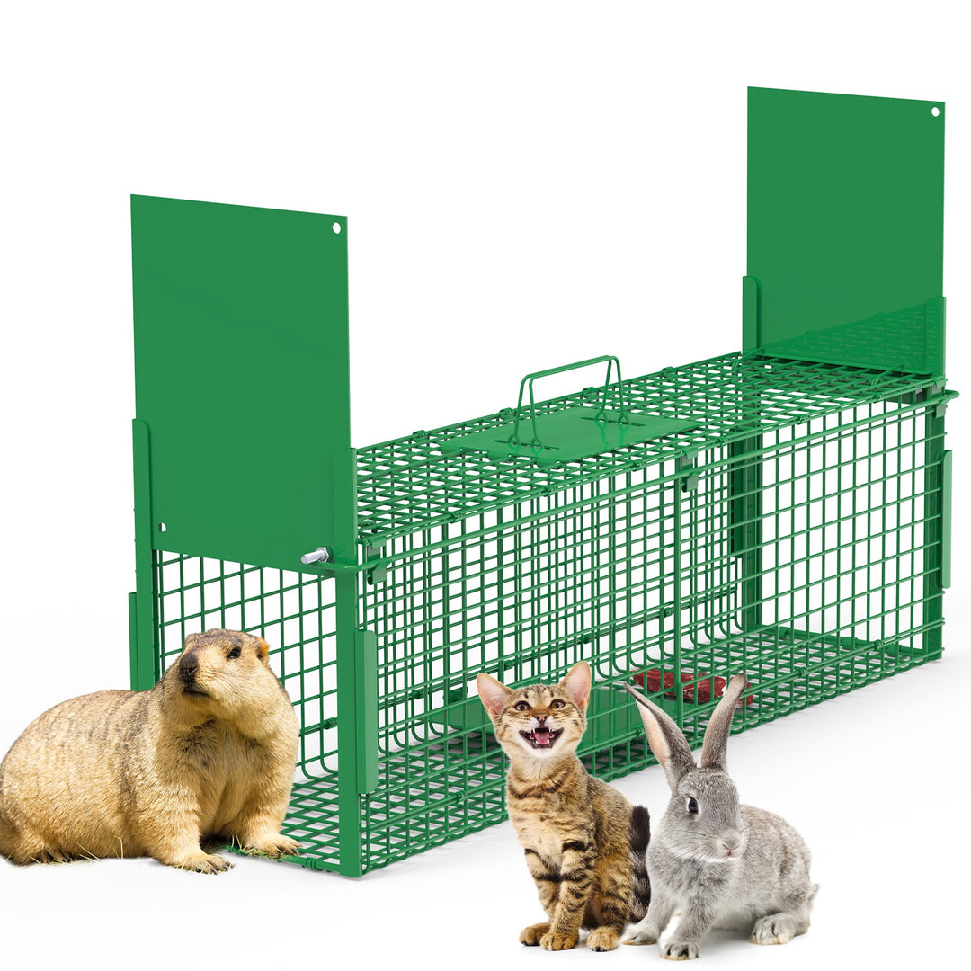 40in Live Animal Trap Cage - Humane Catch & Release