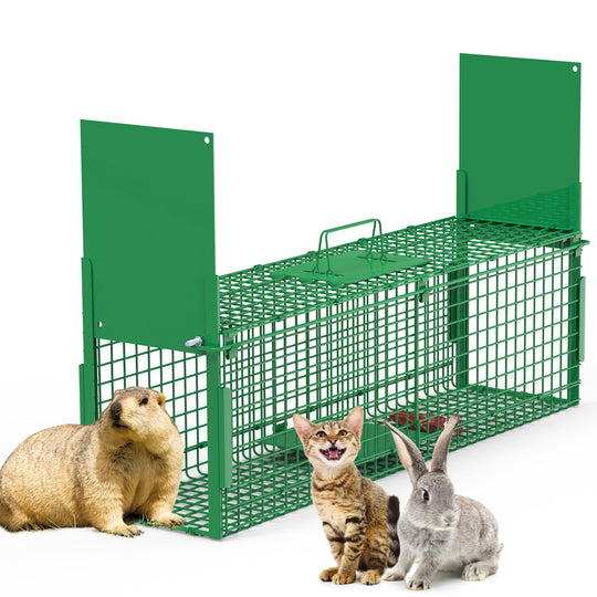 40in Live Animal Trap Cage - Humane Catch & Release