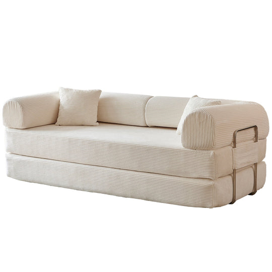 78.8" Convertible Floor Sofa Bed with High Density Foam