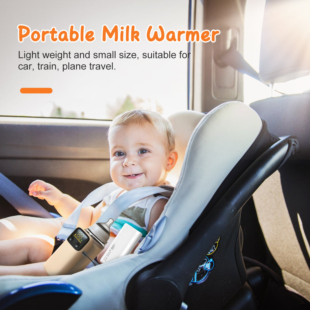 Portable Bottle Warmer with Night Light