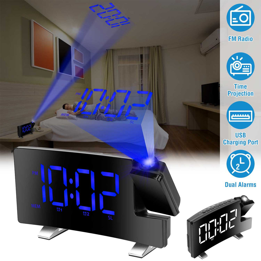 GBruno Projection Alarm Clock