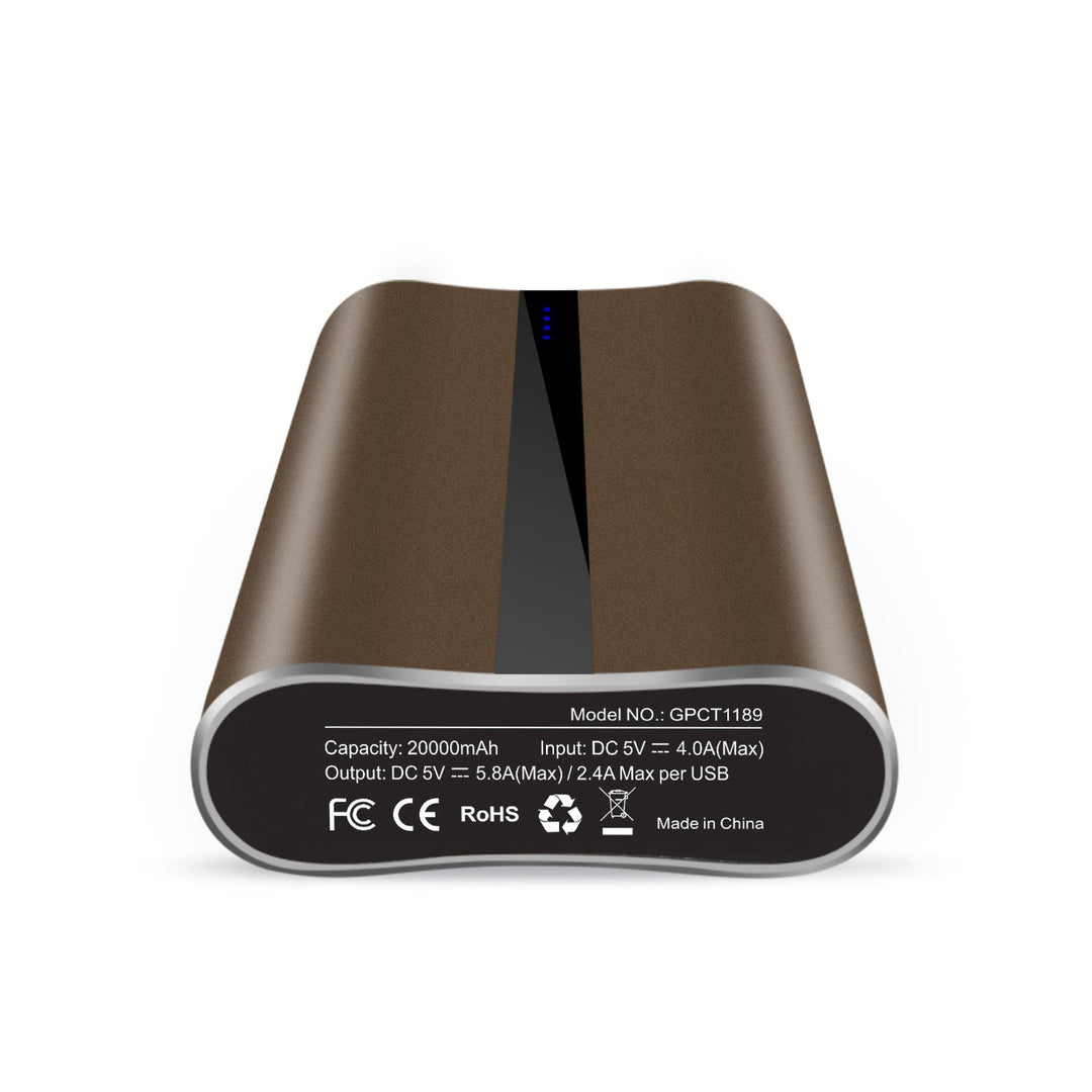 Portable Charger 20000mAh Power Bank Total 5.8A Output 3-USB Ports External_x000B__x000B_Battery Pack Portable Phone Charger for IOS Phone11/Pro/Max/8/X/XS iPad S