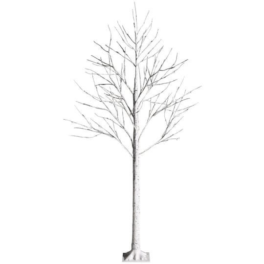 Pre-lit White Twig Birch Tree for Christmas Holiday with LED Lights