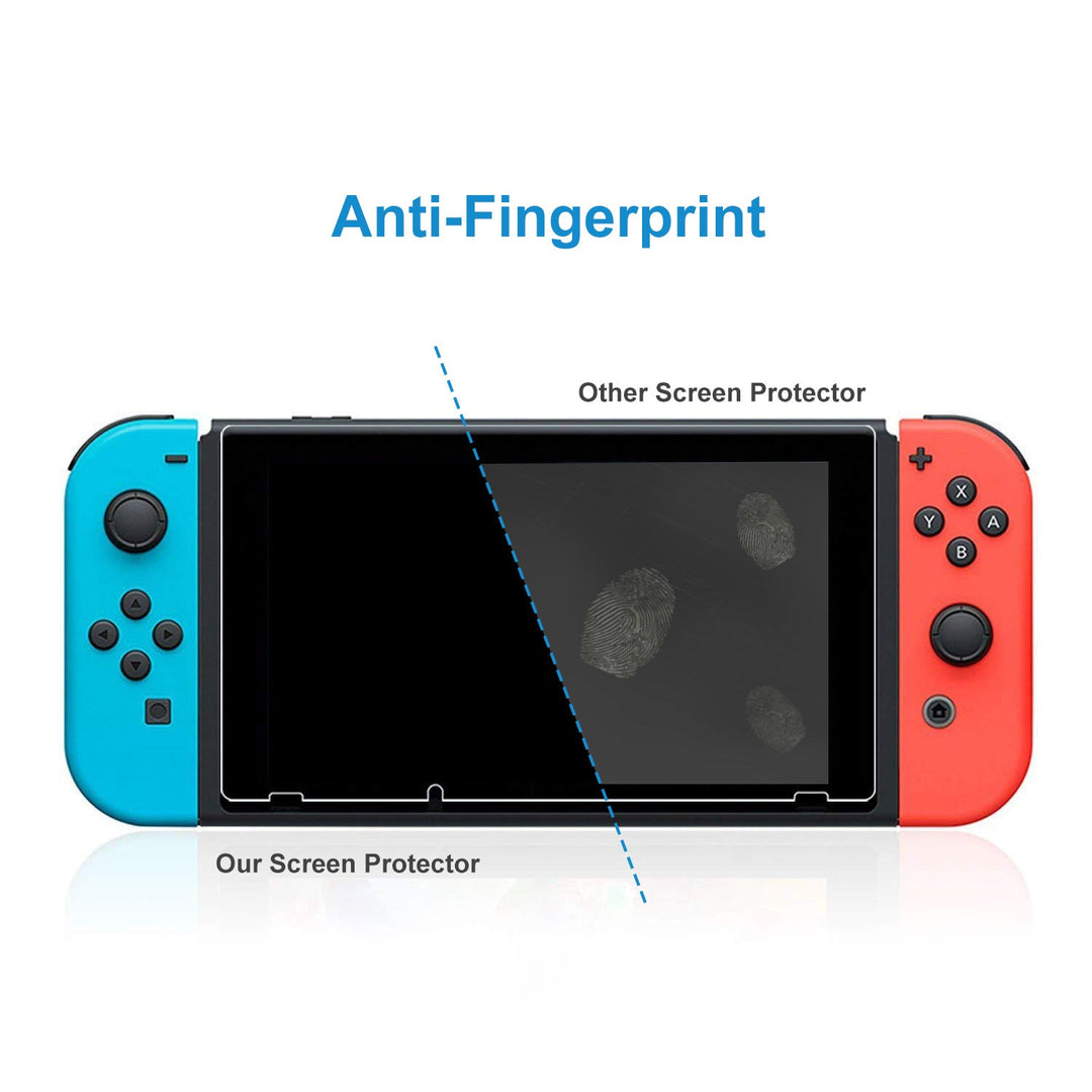2 Pack Screen Protector Tempered Glass Screen Saver HD Anti-Scratch for Nintendo Switch_x000B__x000B_6.2 Inch Protector Film