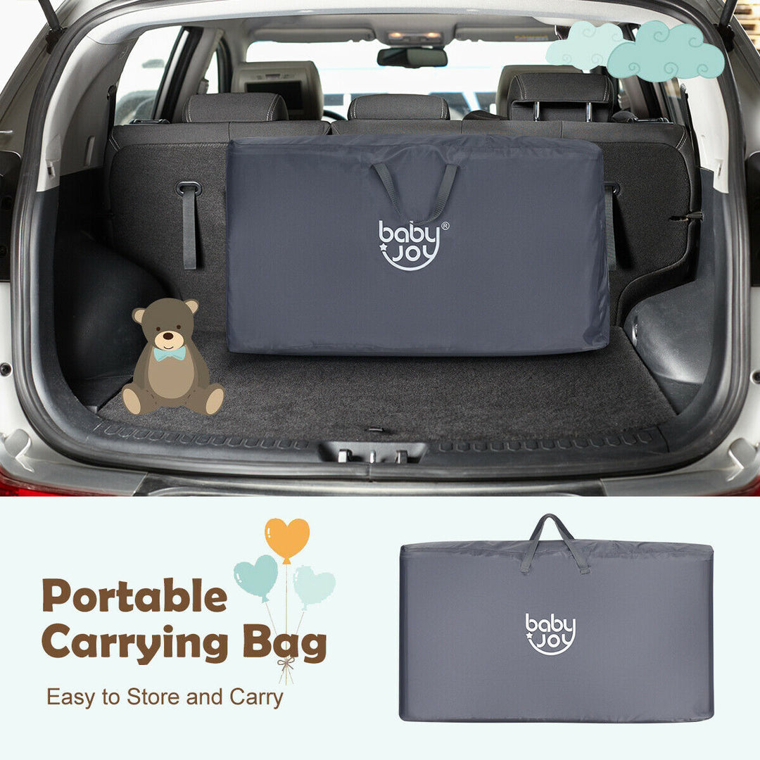 Travel Portable Baby Bed Side Sleeper  Bassinet Crib with Carrying Bag-Gray