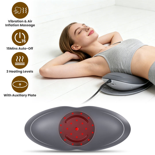Electric Lumbar Traction Device with Heat & Massage