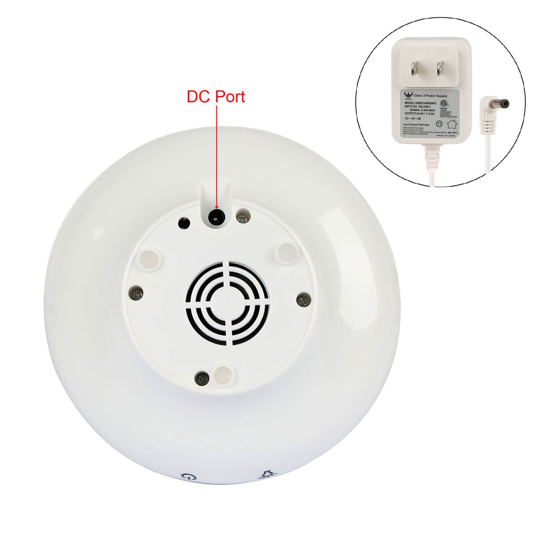 200ml Cool Mist Humidifier Ultrasonic Aroma Essential Oil Diffuser w/7 Color LED Lights Waterless Auto Off for Office Home Room Study Yoga Spa