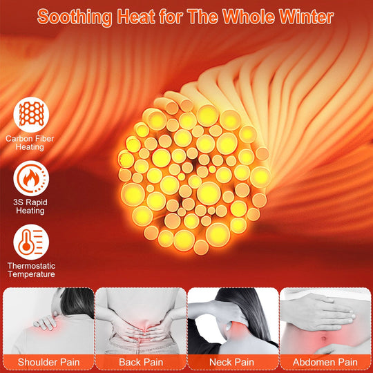 Heated Vest for Men & Women | 23-Zone USB Powered Jacket with 3 Heat Levels