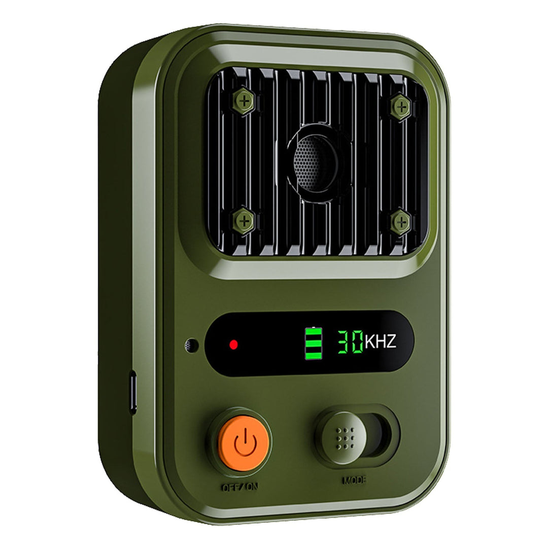 Ultrasonic Anti-Barking Device Rechargeable Auto Dog Bark Control Deterrent Box Training Device IPX4 Waterproof with 3 Frequency Max 32.8Feet Sensing