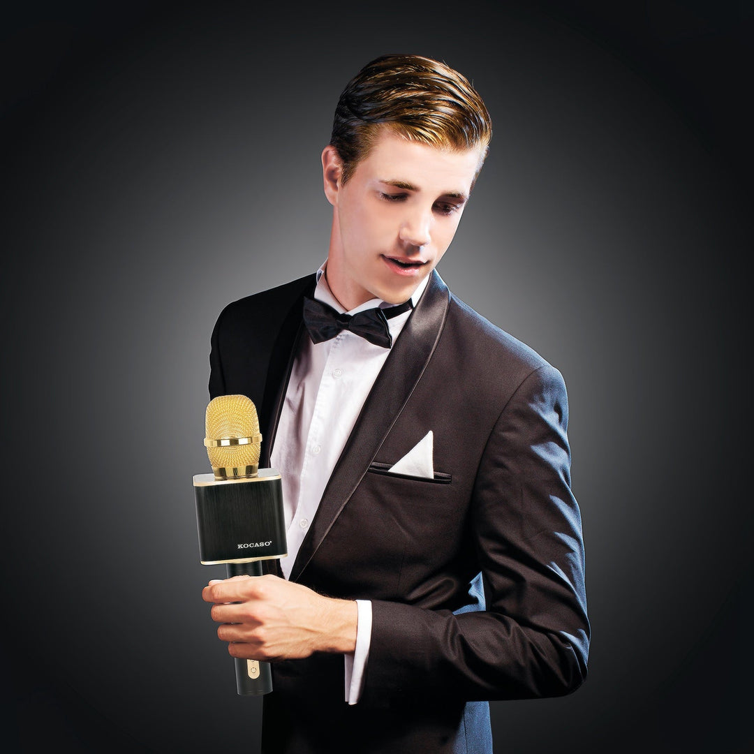 Wireless Karaoke Microphone with Built-in Speaker