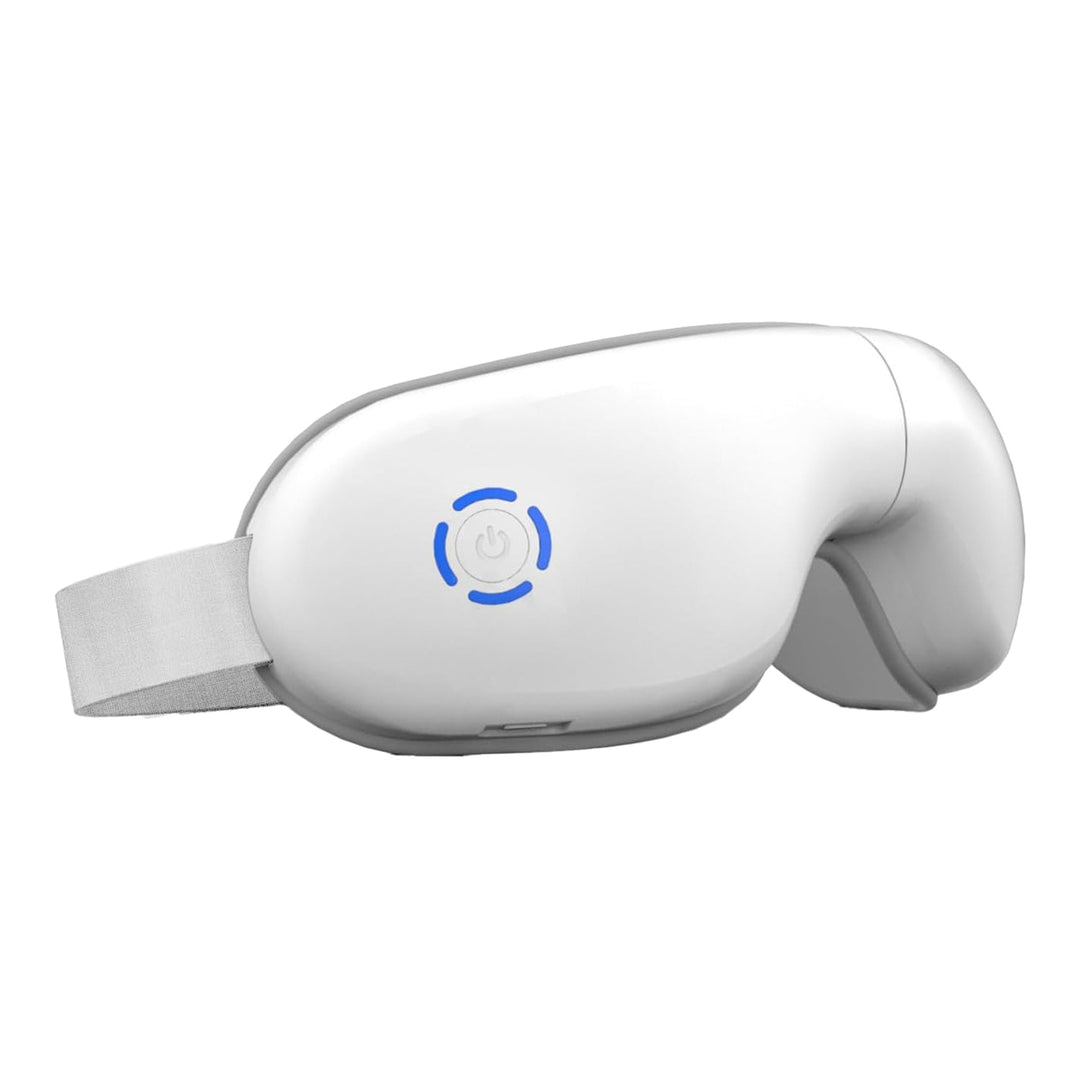 Eye Massager With Heat Music Wireless Eye Mask for Migraines Rechargeable Eye Care Device with Air Pressure Vibration Massage for Men Women Elders