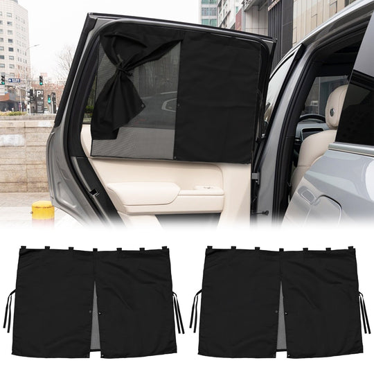 Magnetic Car Window Shades - 3 Adjustable Modes, UV Protection