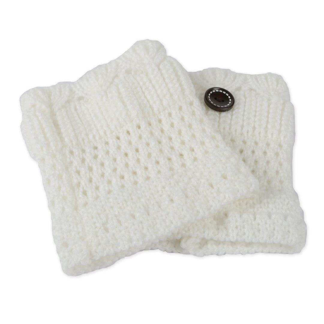 Women Winter Crochet Knit Leg Warmers