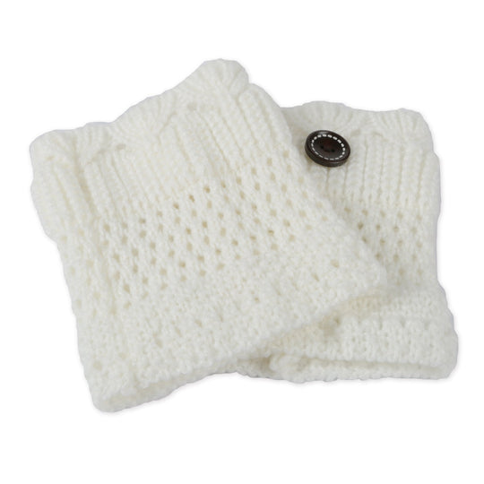 Women Winter Crochet Knit Leg Warmers