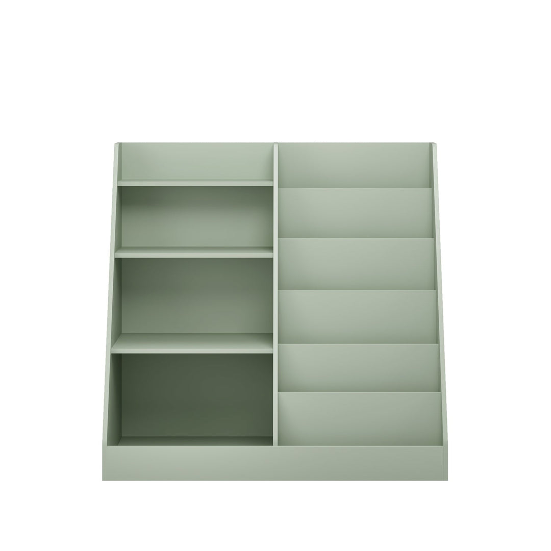 Kids Bookshelf with Toy Storage Organizer, 34.65" Multi-Tier