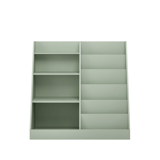 Kids Bookshelf with Toy Storage Organizer, 34.65" Multi-Tier