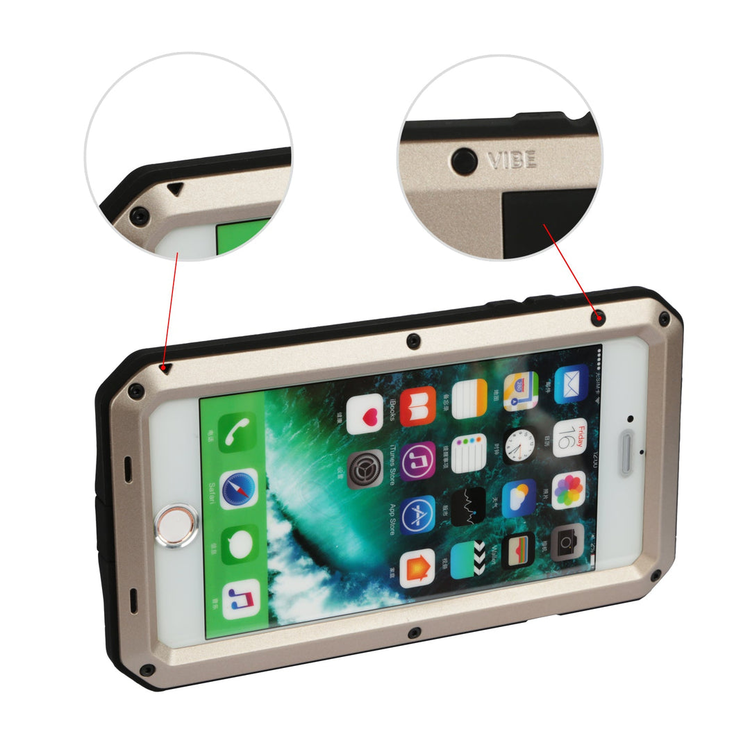 Rugged Shock-Resistant Hybrid Full Cover Case For iPhone 7 Plus