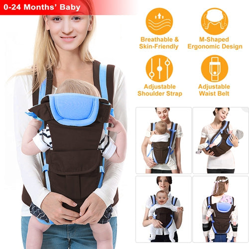 Baby Carrier Wrap Sling – Breathable, Adjustable for Front & Back