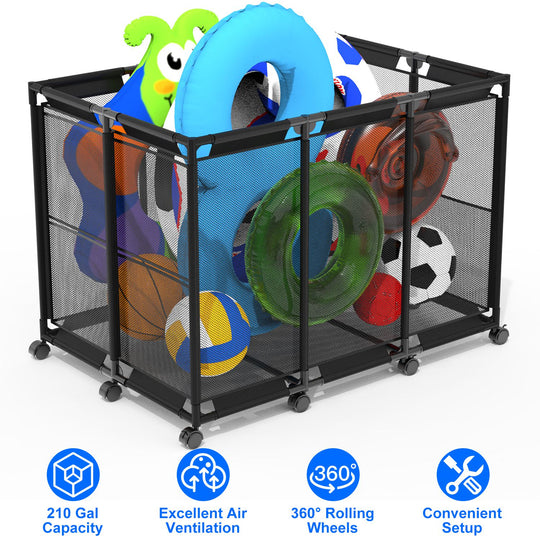 GBruno 210 Gallon Pool Storage Bin