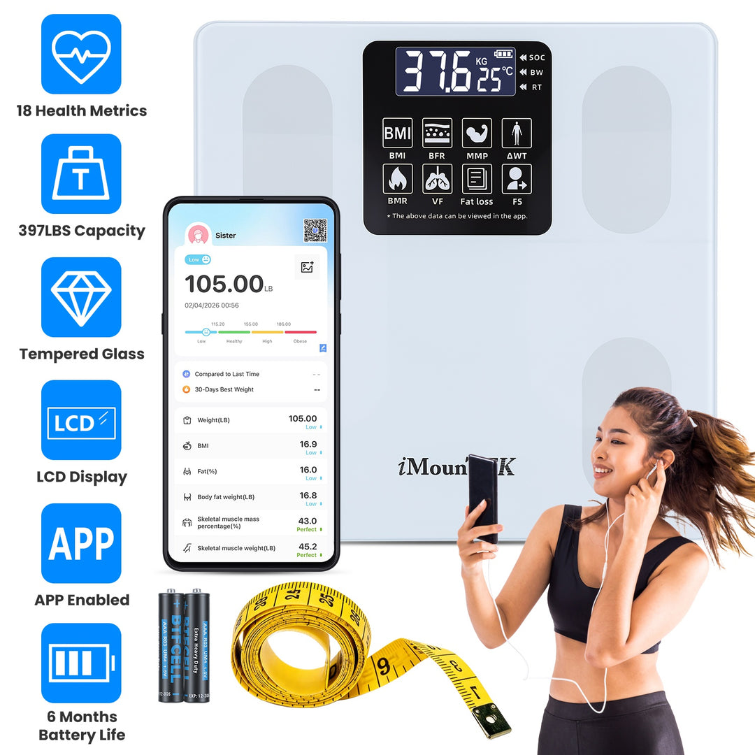 Smart Body Weight Scale with App Sync & Body Composition