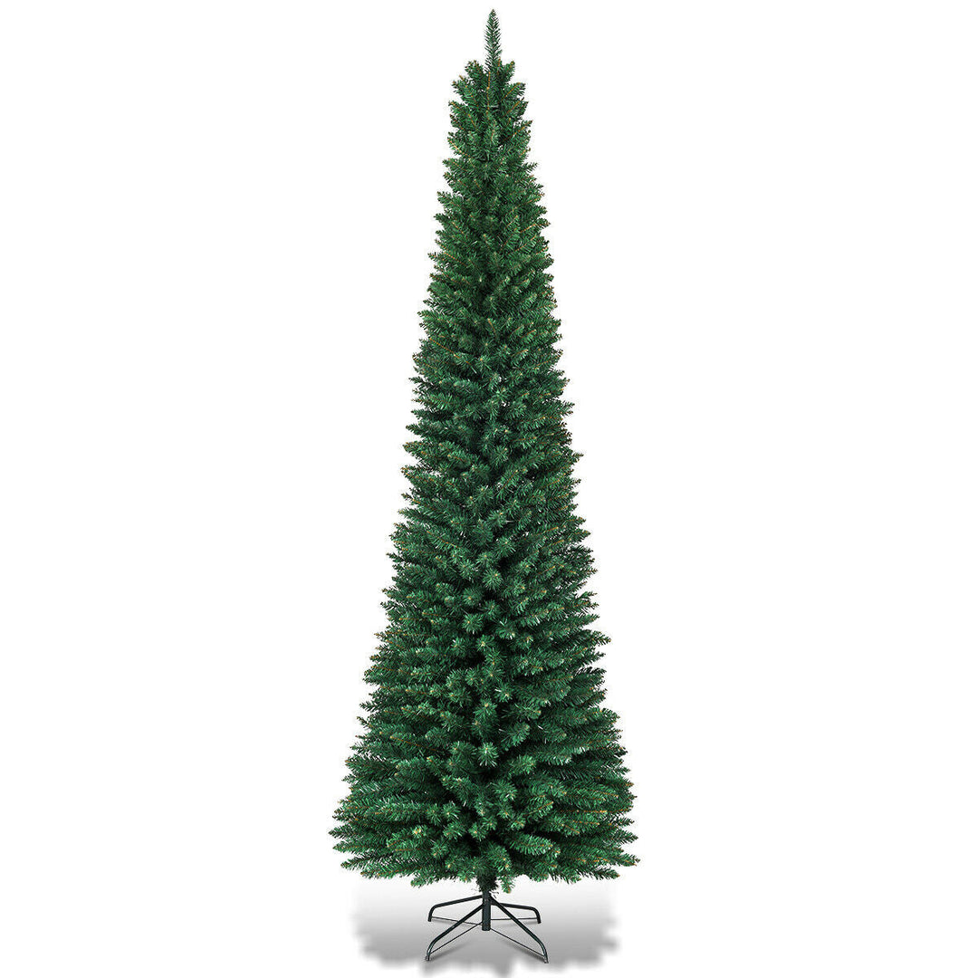 PVC Artificial Slim Pencil Christmas Tree