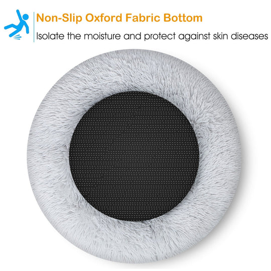 Pet Dog Bed Soft Warm Fleece Puppy Cat Bed Dog Cozy Nest Sofa Bed Cushion For S/M Dog