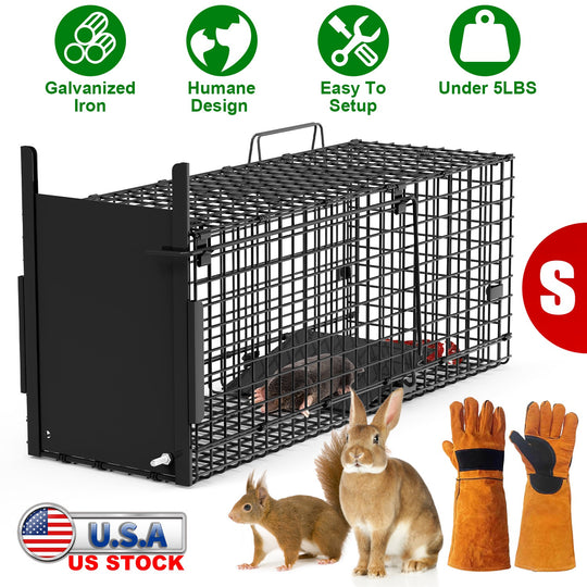 40in Live Animal Trap Cage - Humane Catch & Release
