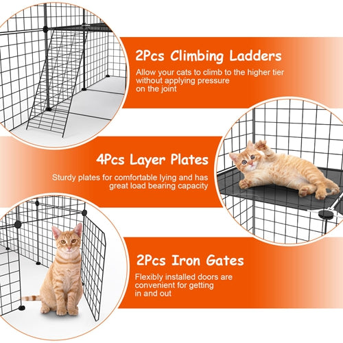 GBruno 3 Tier Large Cat Cage