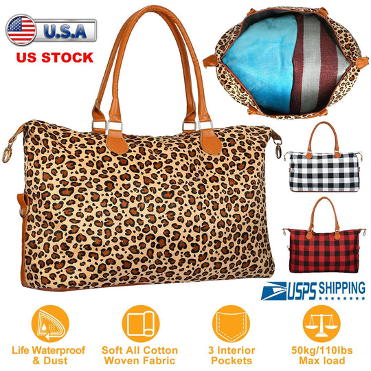 Women Duffle Bag Travel Luggage Bags Weekend Overnight Bag Tote Bags Shoulder Handle Bags Portable Diaper Bag