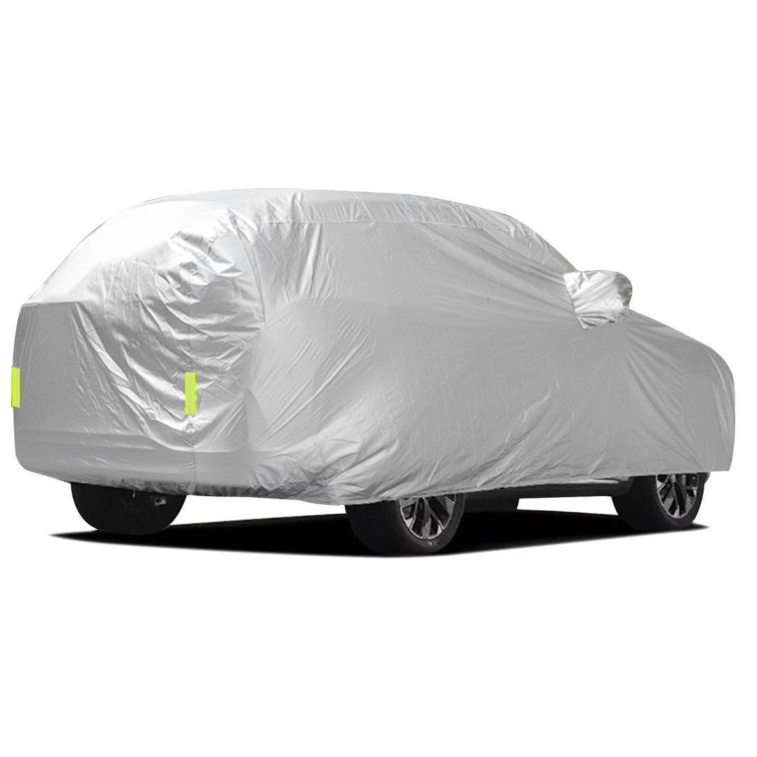 Waterproof Car Cover with UV Protection and Reflective Strips