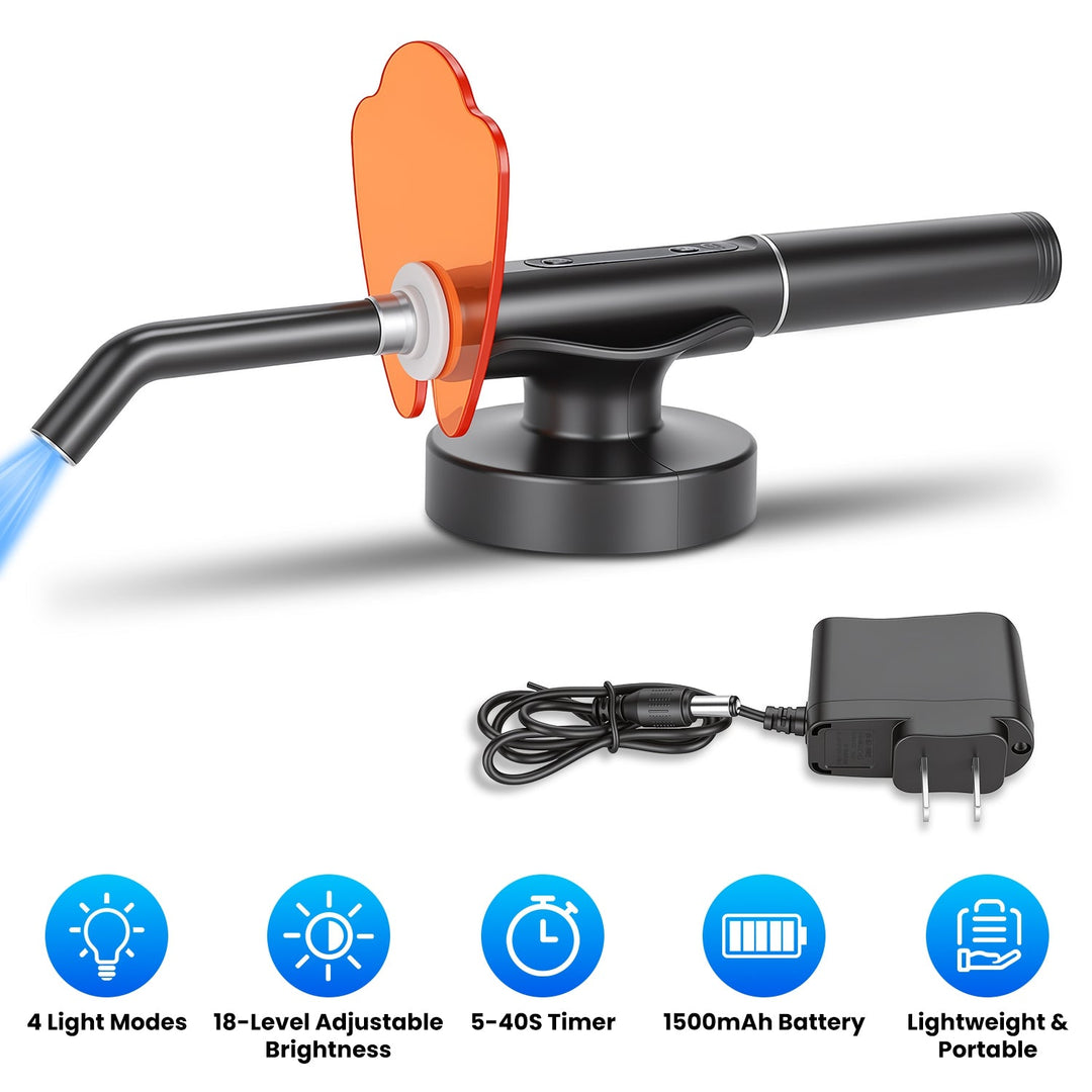 Dental Curing Light with 4 Modes & Adjustable Timer