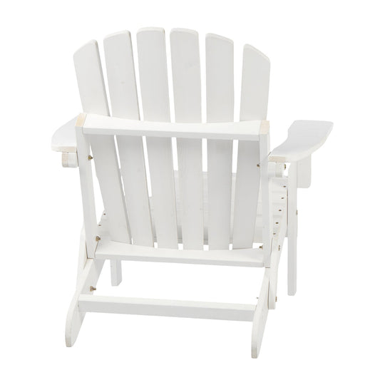 Folding Adirondack Chairs Set of 2 - Hemlock Wood Outdoor Seating
