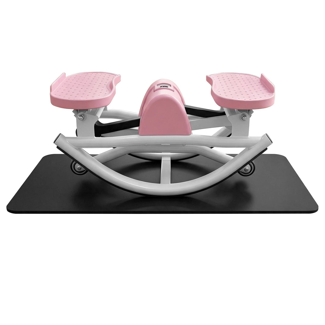 Compact Swing Stepper with Resistance Bands & LCD Monitor