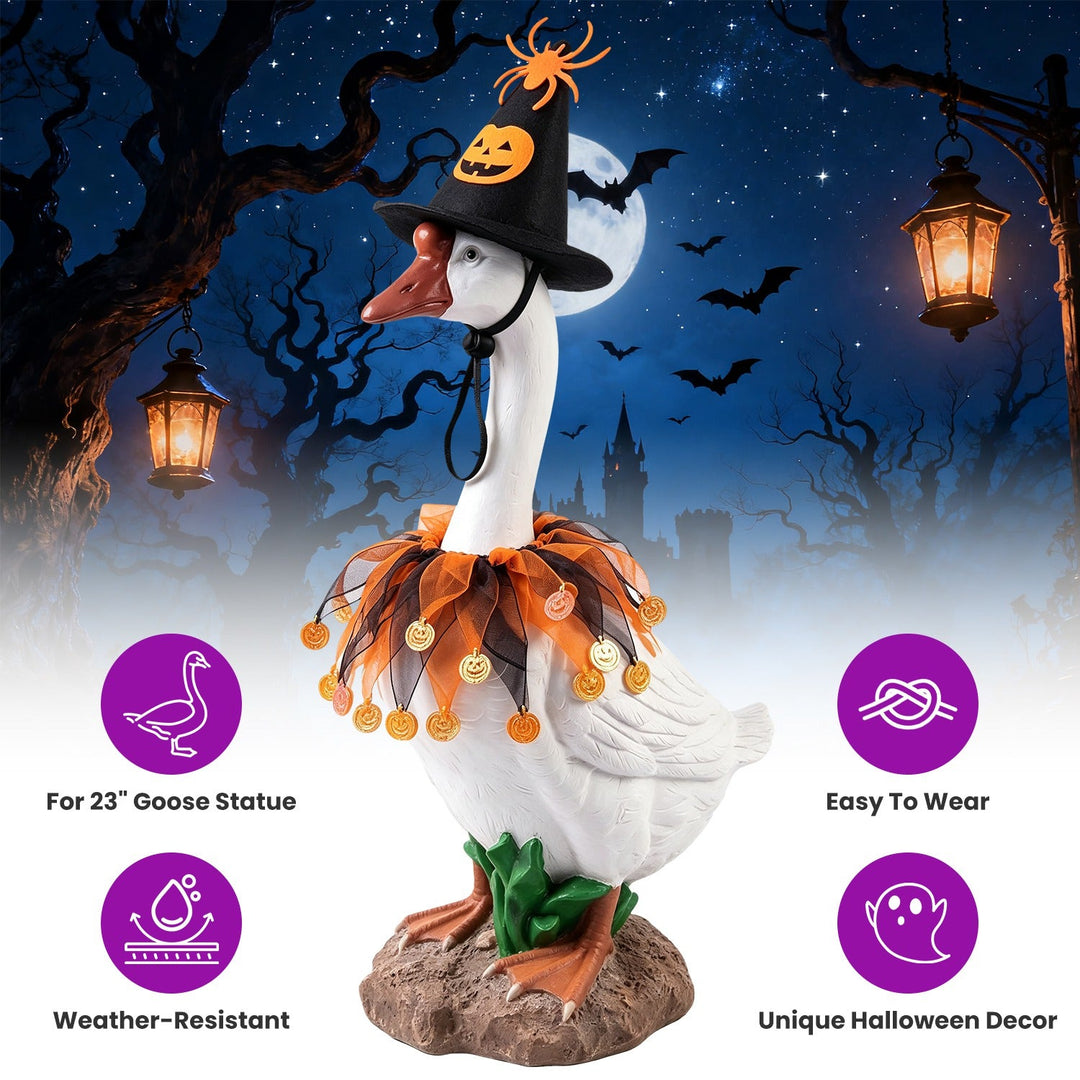 Halloween Porch Goose Costume for 23" Statue - 4 Styles