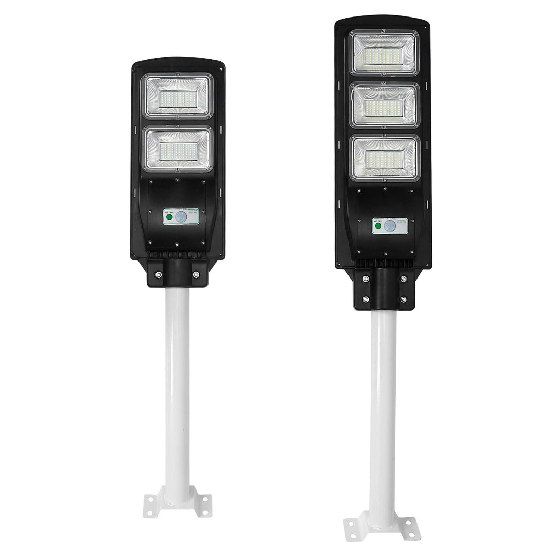 Solar Street Path Light Outdoor 180LEDs Radar Sensor Remote Control Wireless Lamps IP65 Waterproof Lighting For Garage Front Door Garden Pathway