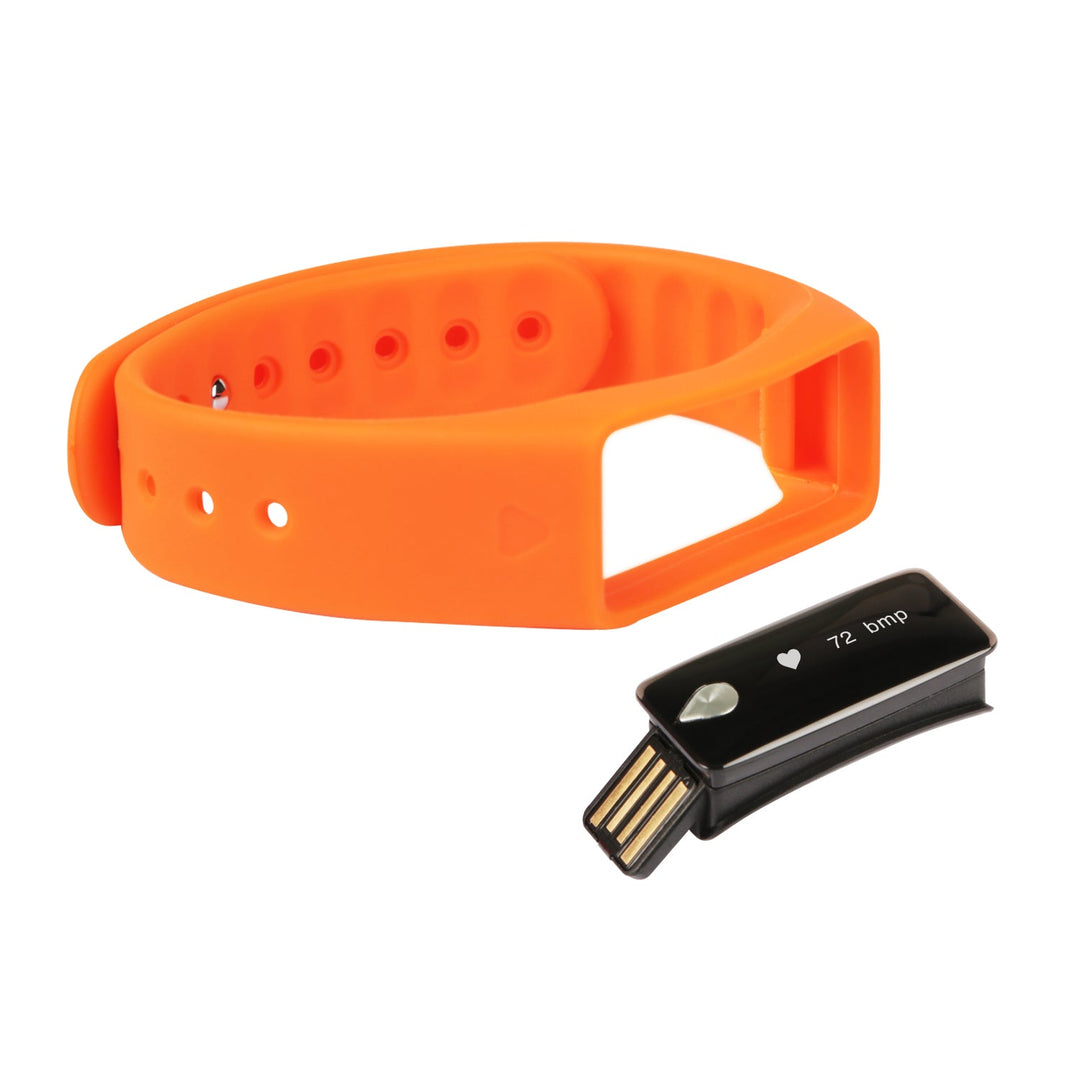 Fitness Tracker Activity Tracker Watch with Heart Rate Monitor IP67 Waterproof Smart Band Step Counter Calorie Counter Call & SMS Pedometer