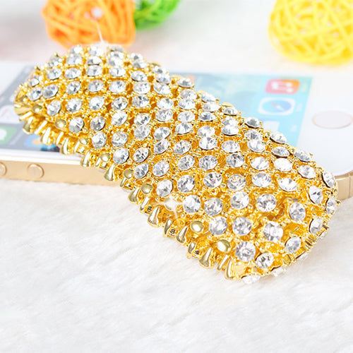 Gold Rhinestone Bling Bracelet
