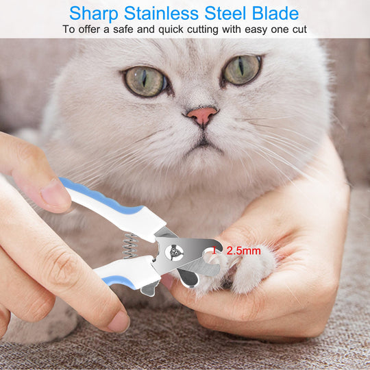 Dog Nail Clippers Pet Cat Nail Toe Trimmer Stainless Steel Grooming Tool Free Nail File Small Medium Large Dogs