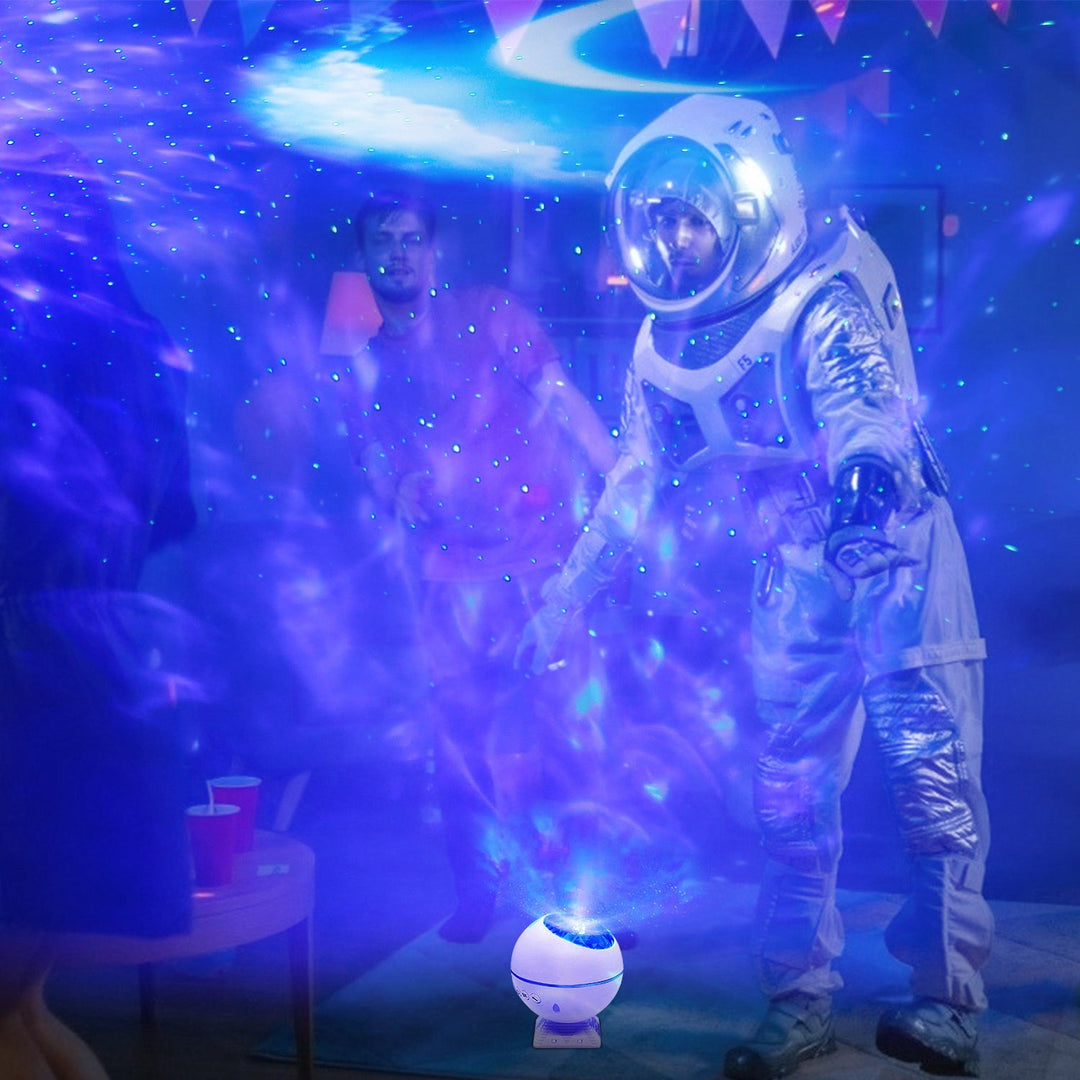 LED Star Projector Night Light Moon Nebula Cloud Lamp 360¡Rotating Star Light Kids Galaxy Projector w/ Remote Control