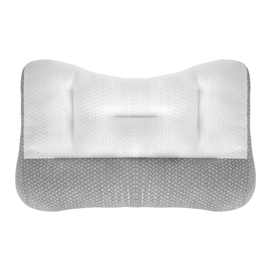 Ergonomic Bed Pillow with Dual Height Design & Breathable Mesh