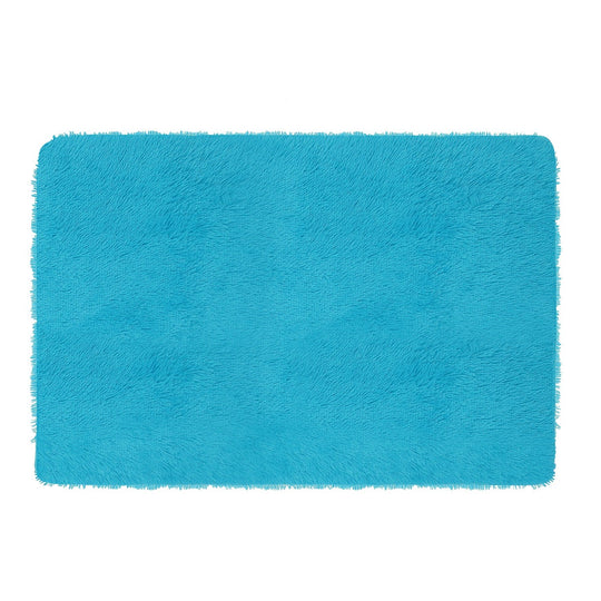 Fluffy Bedroom Rug 4Õ x 2.6Õ Anti-Skid Shaggy Area Rug Decorative Floor Carpet Mat for Nursery Bedroom Living Room