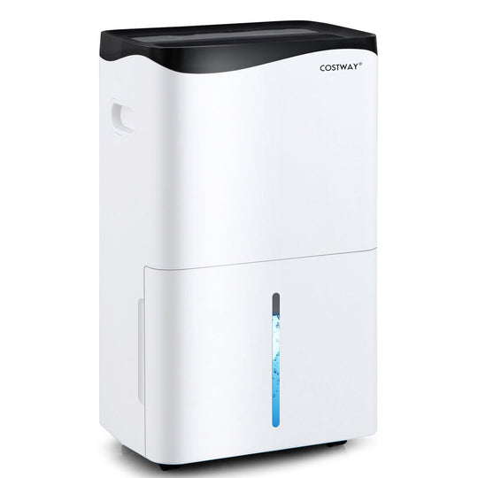 100-Pint Dehumidifier with Smart App and Alexa Control for Home and Basements-White
