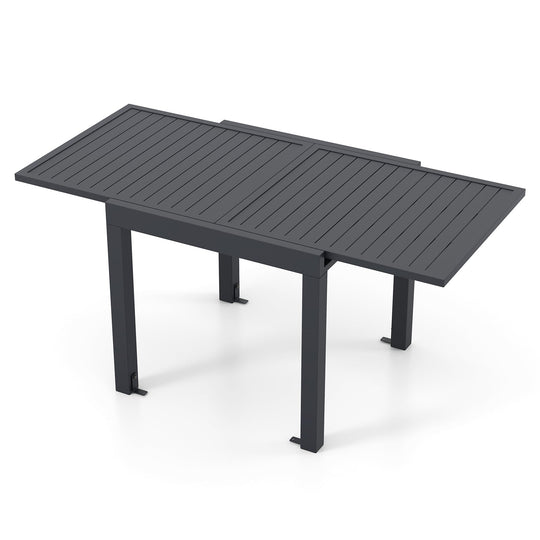 Expandable Patio Dining Table for 4-6 People