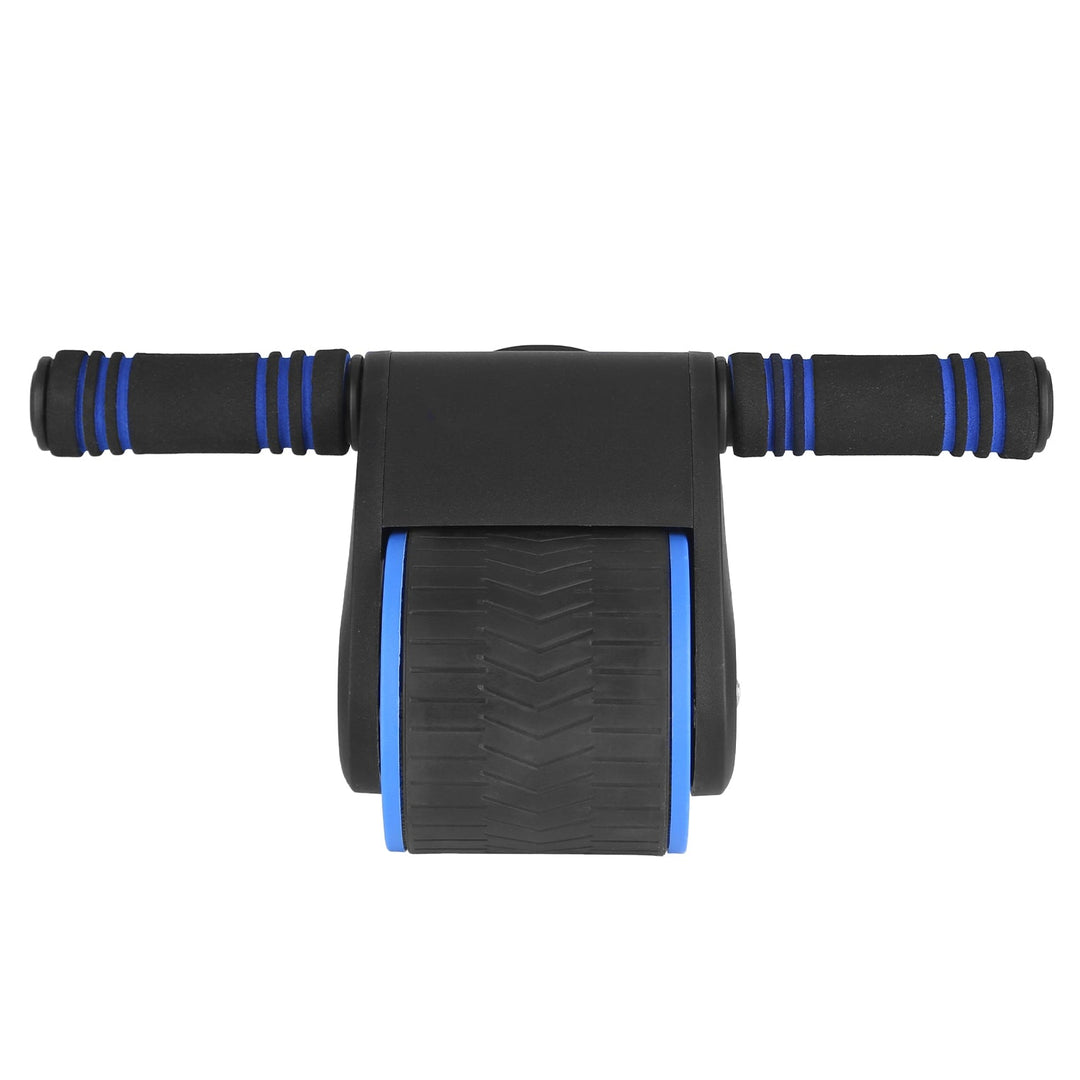 Automatic Rebound Abdominal Wheel Anti-slip AB Roller Wheel with Kneel Pad Phone Holder Home Gym Abdominal Exerciser for Men Women