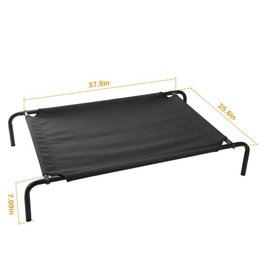 Elevated Pet Bed Dogs Cot Dogs Cats Cool Bed S/M/L Heavy-Duty Breathable Washable Indoor Outdoor Use
